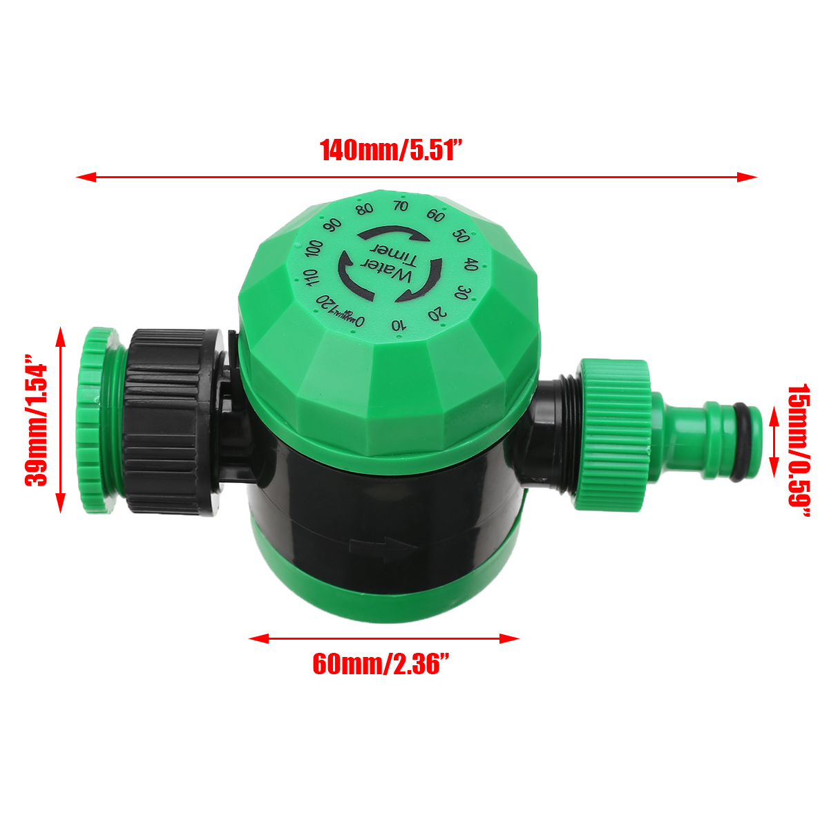 Automatic Watering Timer Smart Irrigation Time Controller LCD Display Gardening Clock Hose Faucet Timer Outdoor 2Hours