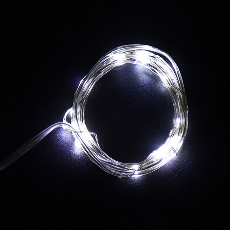 2M 20Led 3M 30Led Usb Operated Mini Led Copper Wire String Fairy LED Lights: 2M White