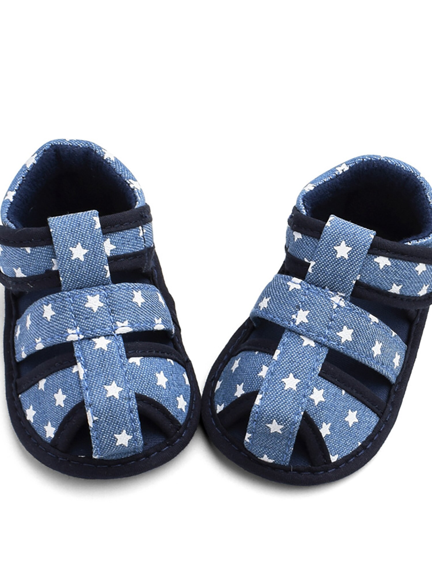 Mode Baby Jongens Roma Sandalen Ster Eenvoudige Hollow Out Zachte Comfortabele Zool Zomer Strand Schoenen Eerste Wandelaars: 7-12 Months