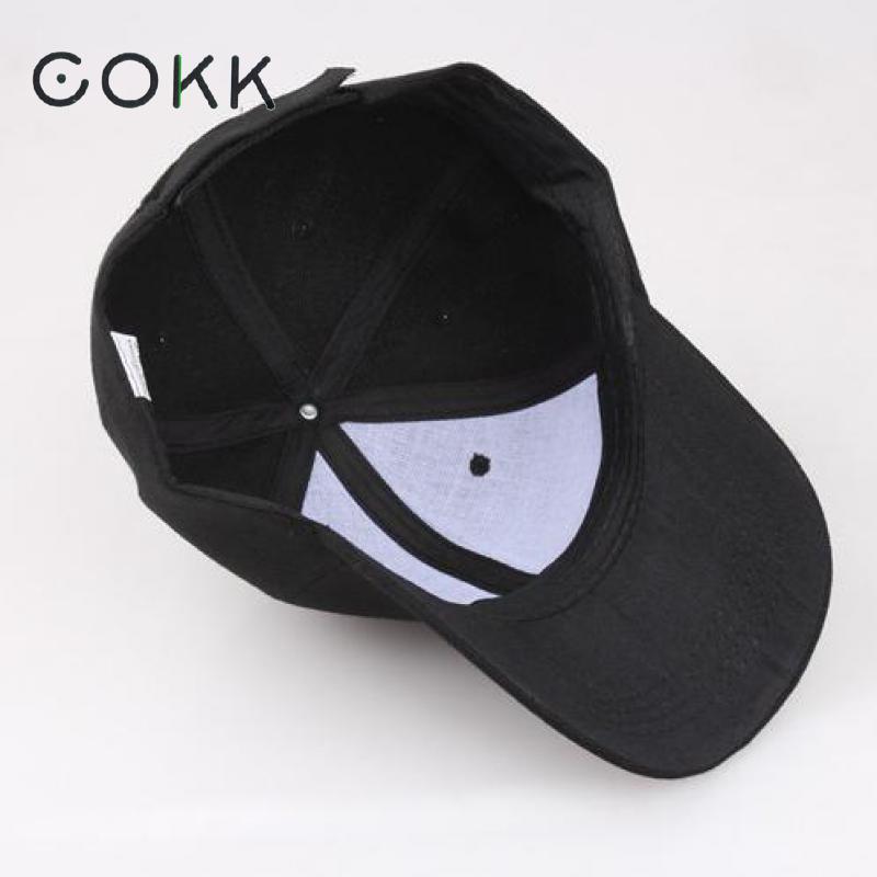 COKK Einfarbig Baseball Kappe Frauen männer Kappe Snapback Hüte Für Frauen Dad Hut Weibliche Schwarz Knochen Männlich günstige Gorras Lässige