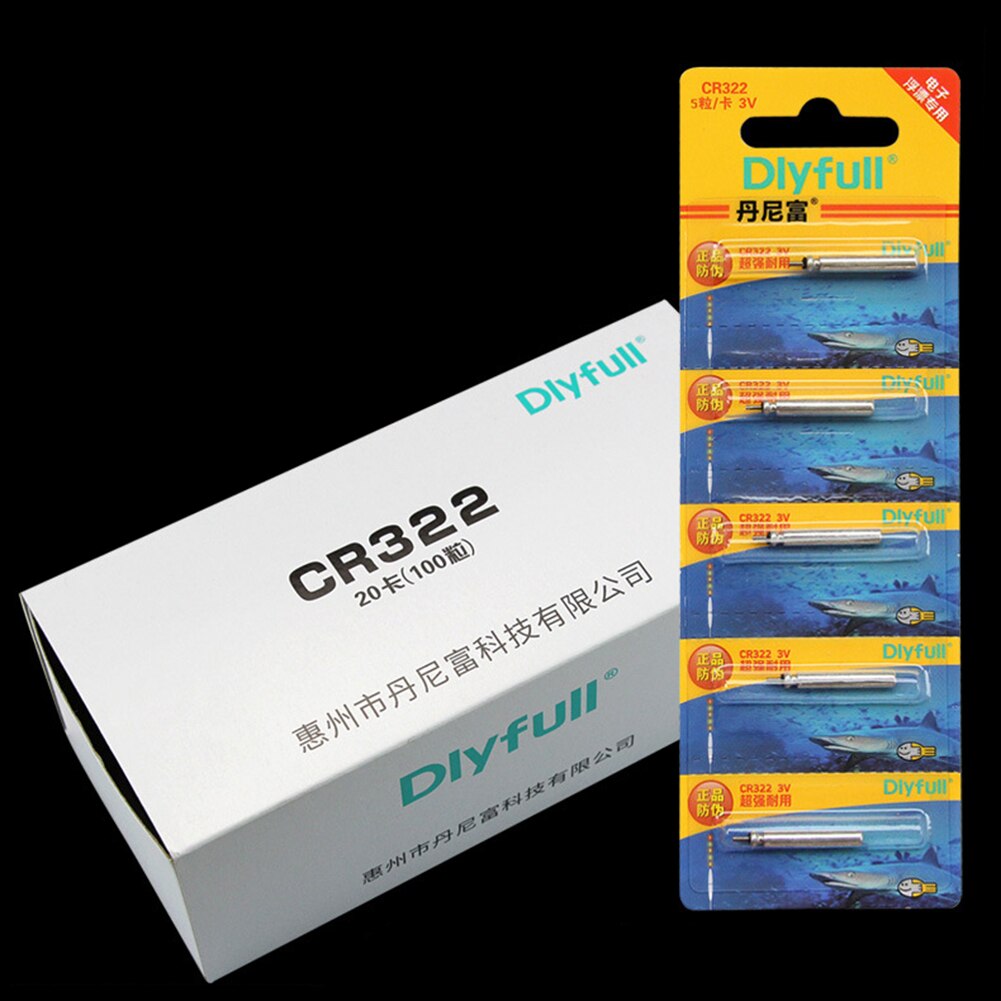 10 stücke CR311 CR322 CR425 CR435 Leucht Elektrische Batterie Angeln Schwimmt Lithium-Pin Batterie Angeln Werkzeuge Zubehör 3 Votage: CR322