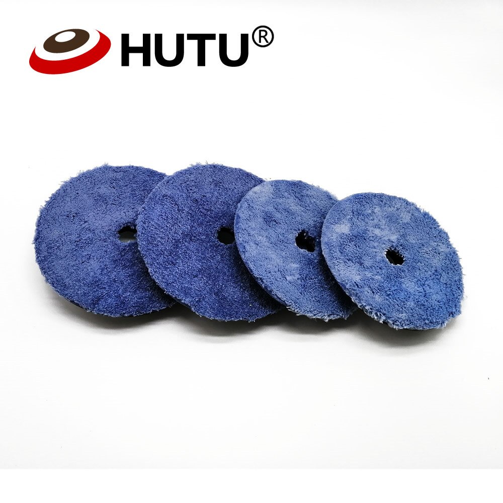 Tampone di lucidatura in microfibra DA 5/6 pollici tampone di lucidatura per bordi smussati kit di tamponi di lucidatura micro fibra per lucidatore per auto DA/RO