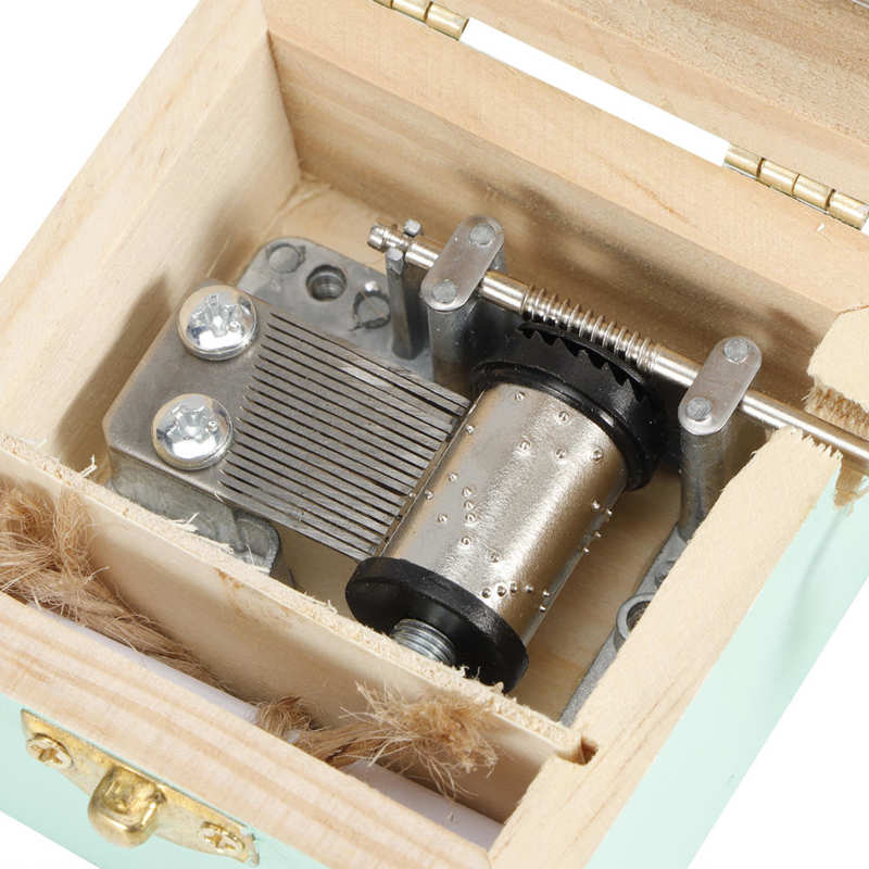 Music Box No Battery Exquisite Images Retro Musical Box Small And Unique Durable And Long-Lasting for Birthday Christmas