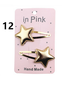 2 stücke Mädchen Blumen Bogen Alligator Haar Stifte Niedlichen freundlicher Haarspangen Baby Mädchen Headwear: D