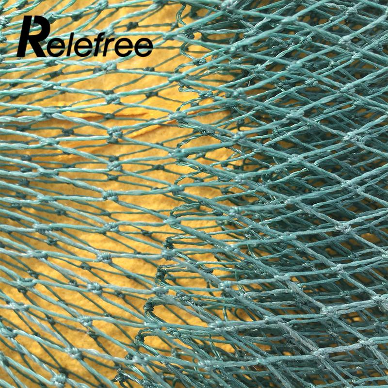 Steel Wire Green Fishing Net Folding Fishnet Folding Fish Care Crawfish Shrimp Cage Portable Fishing Landing Tackle accessories