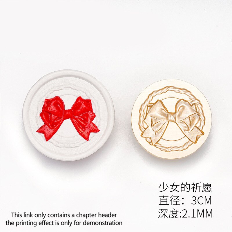 3D Embossment Bow Tie Wax Stamp Special-shaped Bee Return Sealing Lacquer DIY Decoration Craft Wedding Invitations: 1
