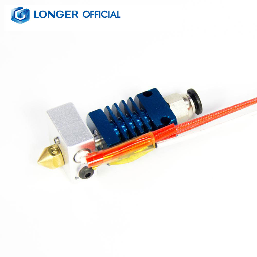 Longer LK1 LK4 LK4 PRO Nozzle Set Copper Mouth Set MK8 Original Compatible With Alfawise U20 U30 U30 PRO Nozzle