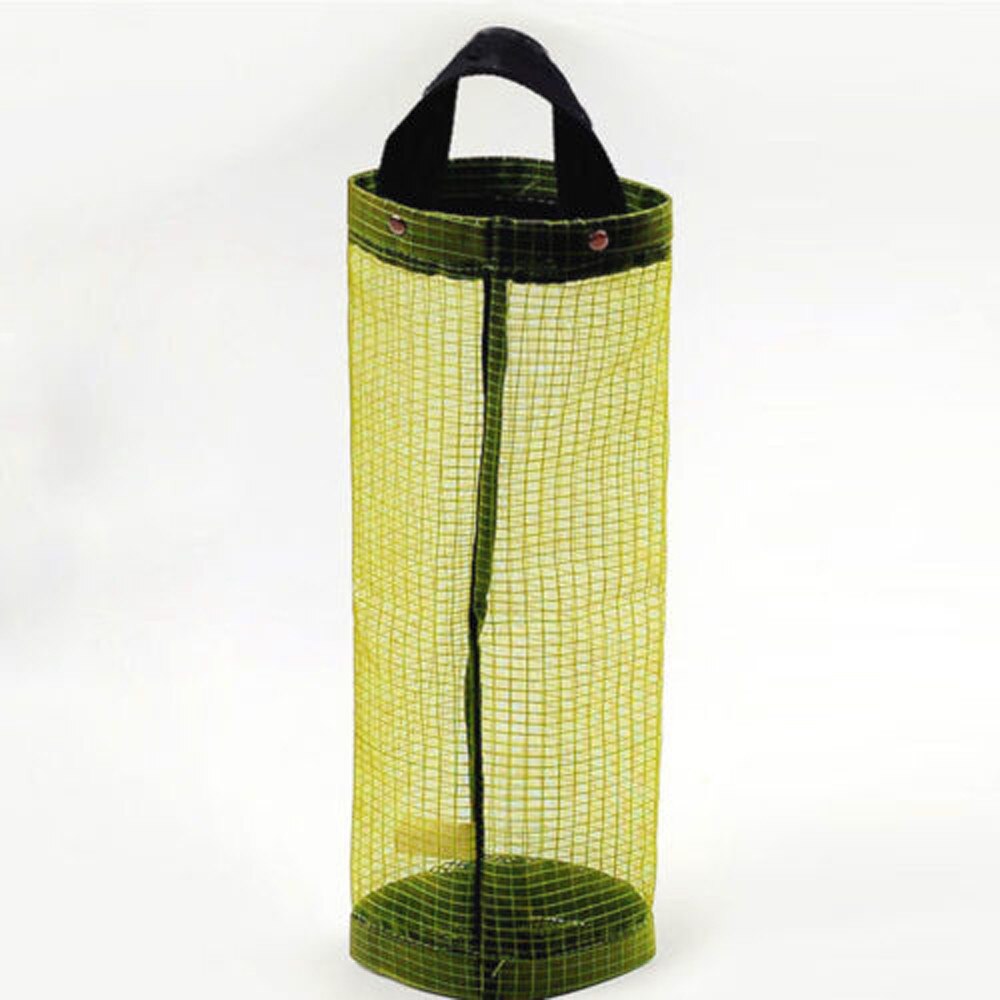 Thuis Kruidenier Bag Holder Wall Mount Opslag Dispenser Plastic Keuken Organizer: Geel