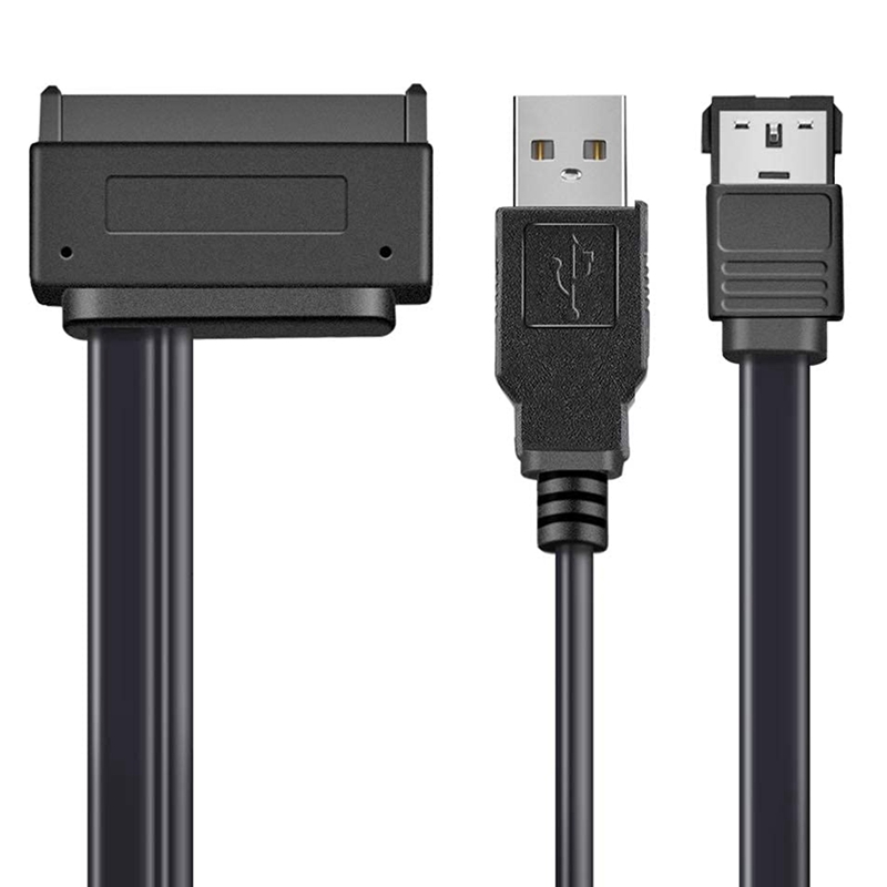 SATA 22 Pin to ESATA 2.5 SATA Hard Drive External Connections Connector Cable