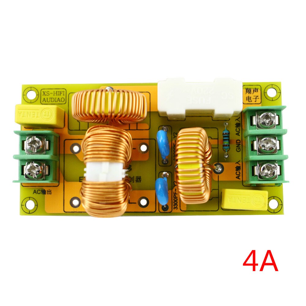 25a forstærker dekoder strømforsyning filter emi elektromagnetisk interferens filter modul ac power anti-jamming emi power filter
