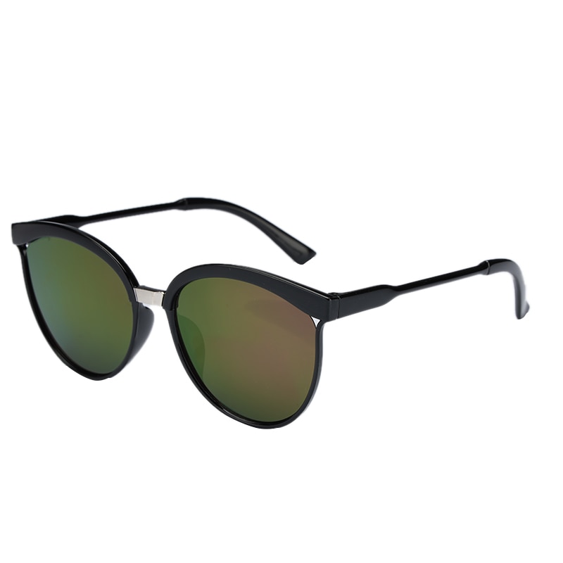 5 farver klassiske spejlcirkelbriller uv-resistente runde metalramme solbriller briller til mænd kvinder: Stil 2