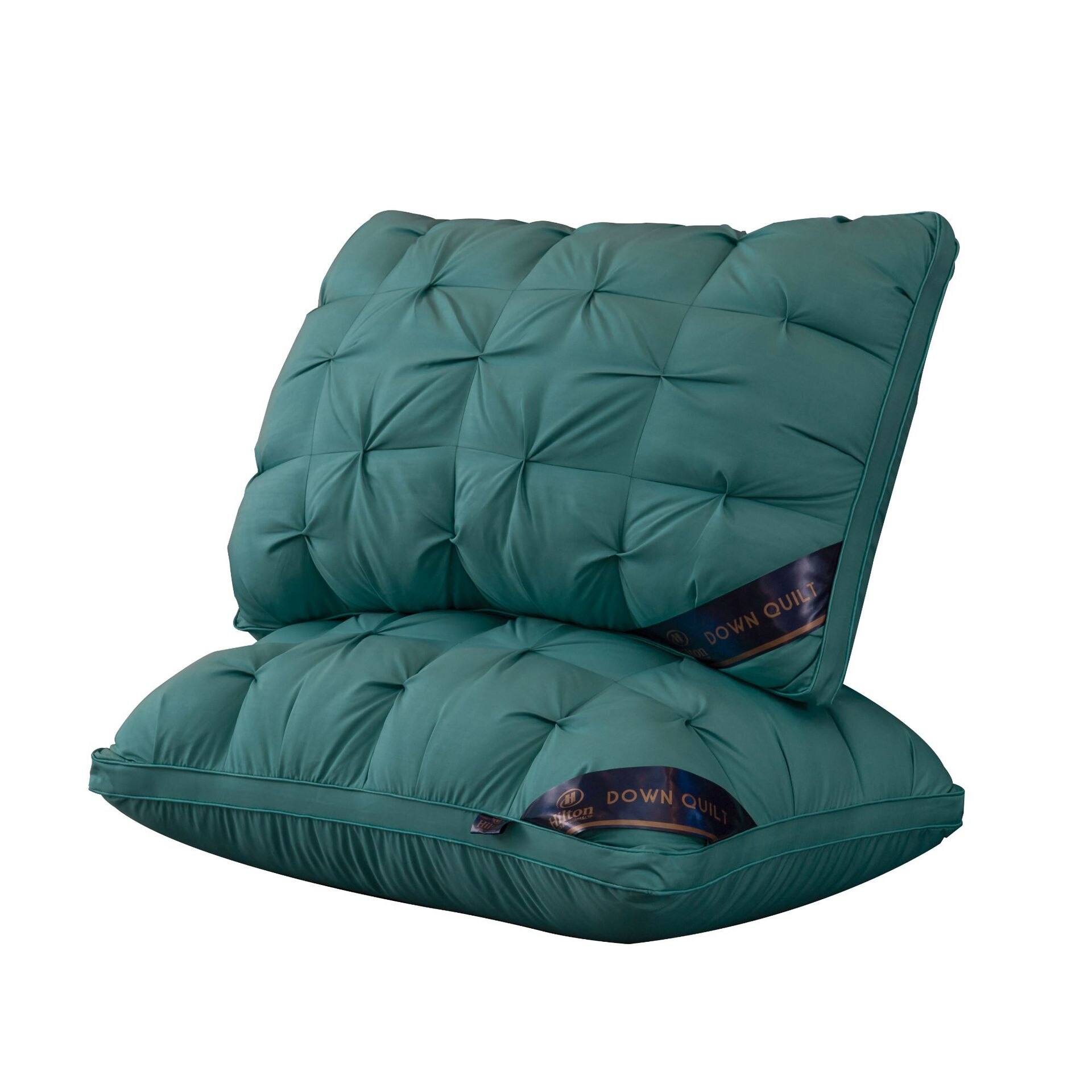 1pc 48x74cm cama travesseiro poliéster cama hotel coleção macio confortável sono saúde para dormir almofadas ortopédicas: green / height 23cm