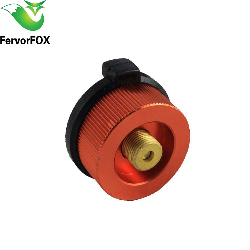Utomhus camping vandring spis adapter konvertering split typ gas ugn anslutning patron tank adapter