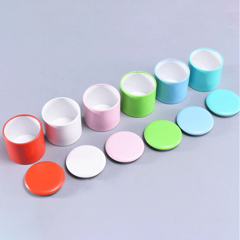 Small Metal Sealed Tea Box Caddy Round Tinplate Portable Travel Universal Tea Container Tea Coffee Spices Sugar Storage Jars