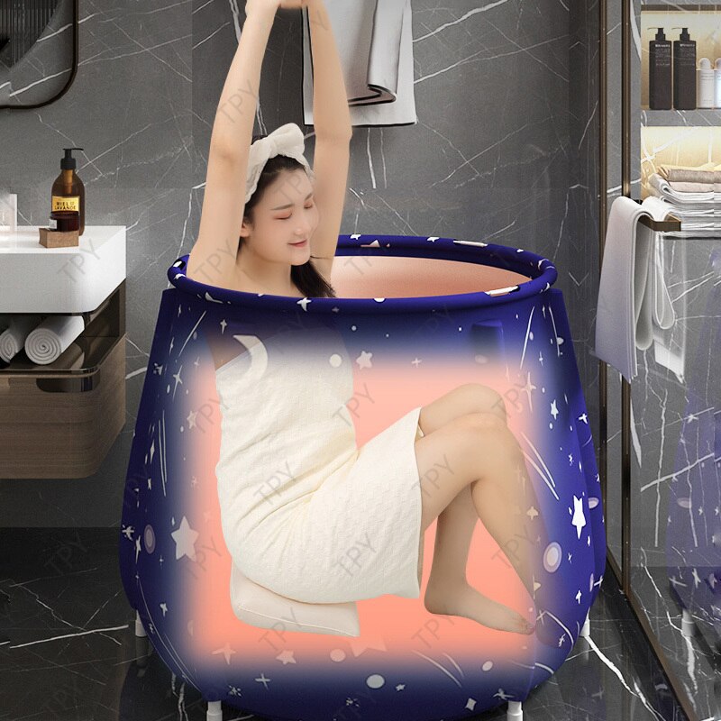 2 Size Bad Volwassen Vouwen Verwarming Bidet Bad Vouwen Bad Bad Vat Inweken Bad Grote Capaciteit Voor Baby Kind Volwassen