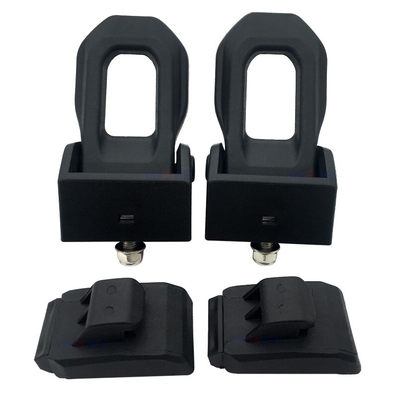 Stainless Steel Latch Locking Hood Catch Kit Hood Latches with Locking Hood Catch with Key for Jeep Wrangler JK JL: Black without lock