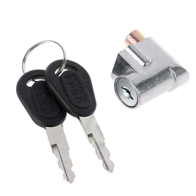 Contactslot Batterij Safety Pack Box Lock + 2 Sleutel Voor Motorfiets Elektrische Fiets Scooter E-Bike