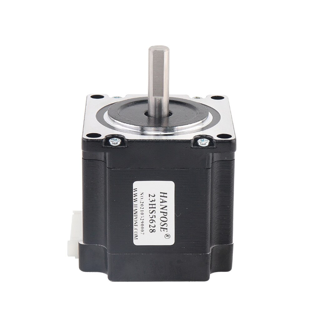 Nema 23 Stepper Motor 4-lead 165 Oz-in 56mm 126N.CM 2.8A 6.35mm or 8mm shaft 23HS5628 black motor 57 step motor nema23