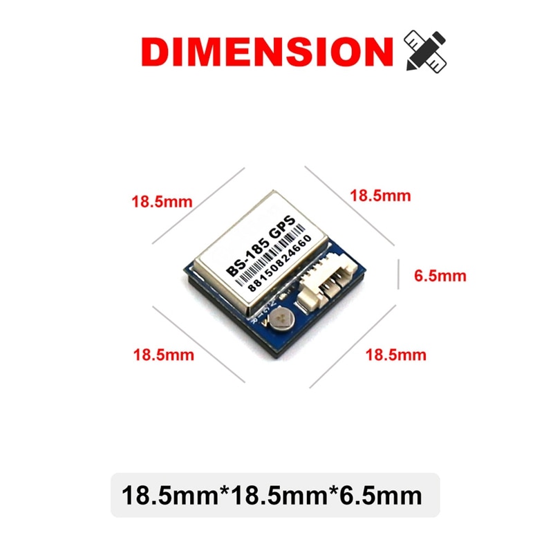 BS185 Gps Module Met Flash NMEA0183 Mini Pps Ttl... Grandado