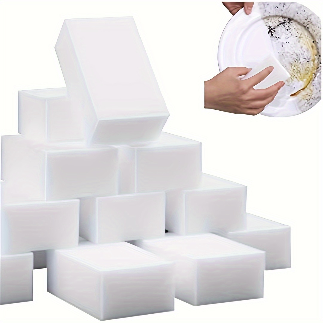 10pcs Magic Sponge Wipe, Melamine Foam Sponge, Household Cleaning Sponge Kitchen Cleaning Sponge, Car Wash Sponge: Default Title
