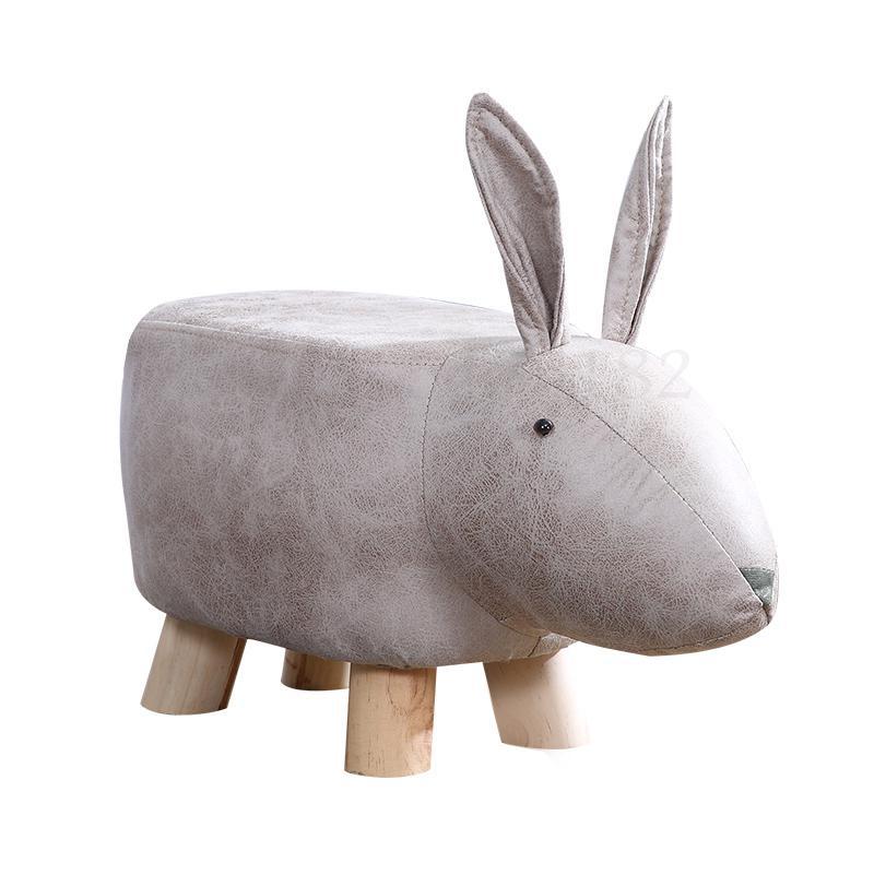 Animal shoe changing stool solid wood baby cute cartoon sofa chair elephant child small bench: Boom Clap 19