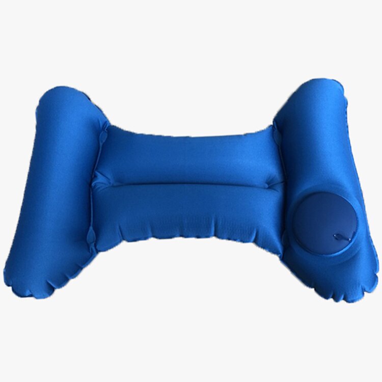 Automatic Inflatable Lumbar Cushion Portable Soft Travel Pillow Car Airplane Outdoor office Headrest Waist Support Cushion: 6