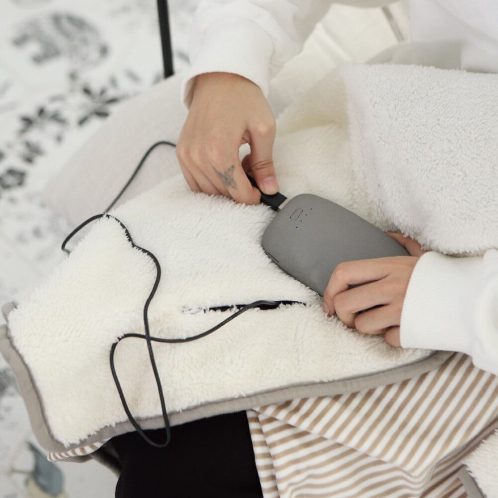 Skulderhals opvarmning sjal kompakt og bærbar bærer praktisk holdbarhed blød vinter varm elektrisk tæppe sundhedspleje