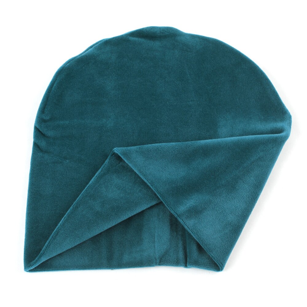 Bonnet en velours pour femme, décontracté Polyester, Skullies, Skullies, Bonnet, hiver, velours uni, cagoule, Sapka