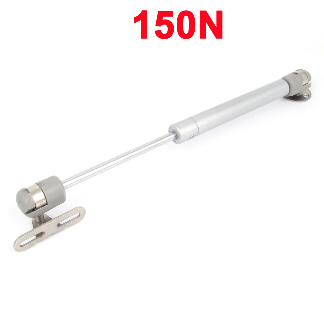 Uxcell sølv tone 150n kraft gassfjær sjokk støtte løftearmer støttearm med brakett plate 10.6 " lengde