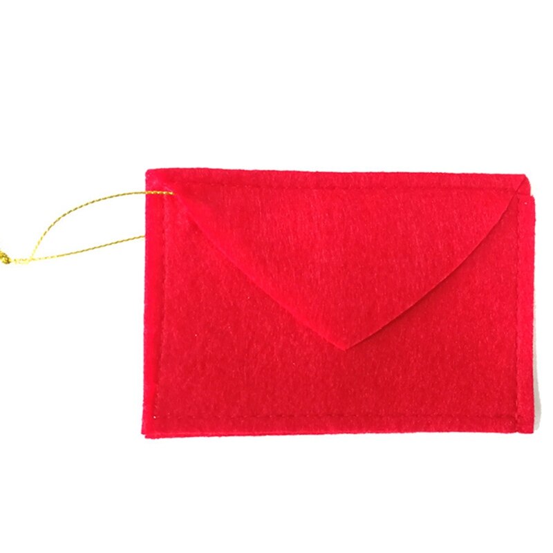 20Pcs Envelop Snoep Tas Voor Kerstman Envelop Borduren Kerst Decoratie Decoratie Kind Kid
