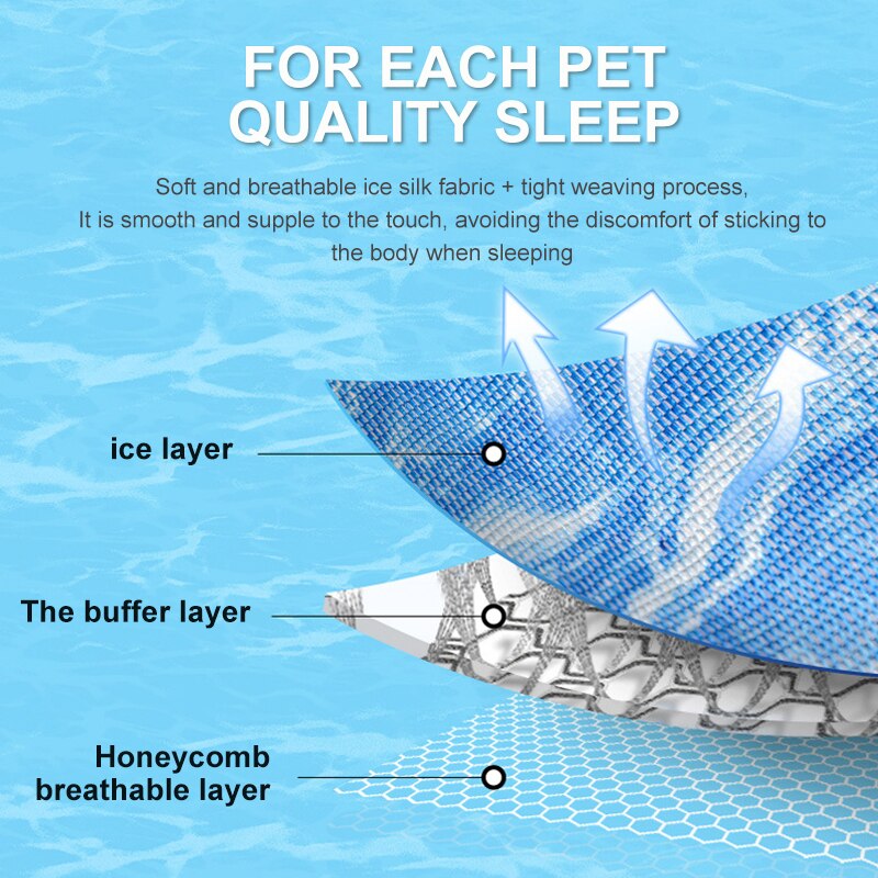 Hond Koeling Mat Zomer Ijs Zijde Hond Bed Pad Kat Deken Ademend Bank Gewassen Machine Wasbaar Hond Mat Accessoires Huisdier levert