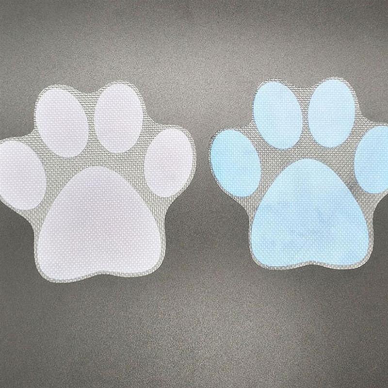 20 stuks cartoon hondenvoetafdrukstickers, mooie badstickers, antislip badkamerstickers, badkuipstickers voor thuis, slaapzaalstickers