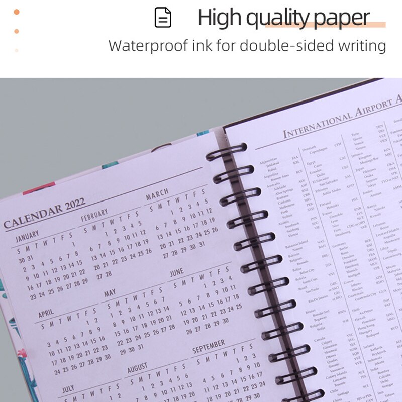 Daily Planner Simple Hardcover Flexible Daily Planner Thick Paper Time For Women Men Daily Planner PR