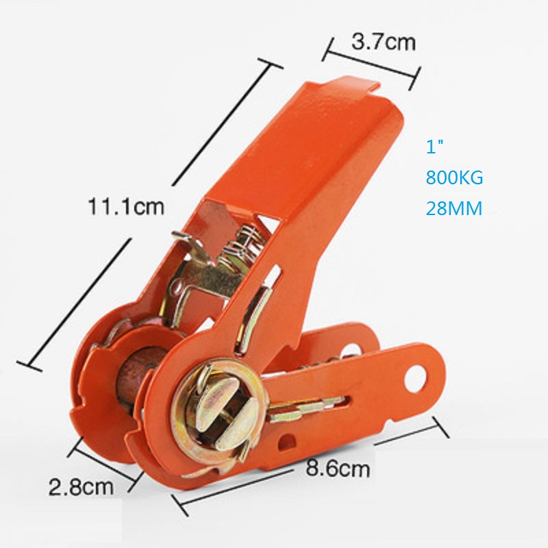 800KG 25MM 1&quot;, Ratchet metal part for ratchet tie down, cargo lashing for transshipment, goods binding tensioner tightener winch: 90070035-04