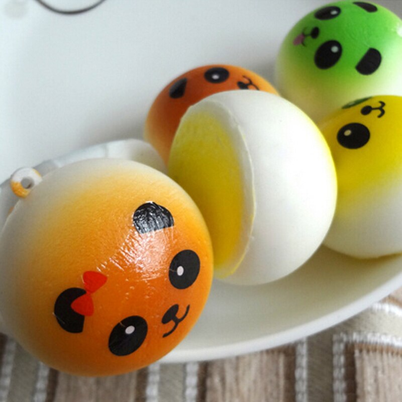 Jumbobolle squishies langsomt stigende panda squshy kawaii squishy leker kremduftende squishies pandabolle sjarm stressavlaster