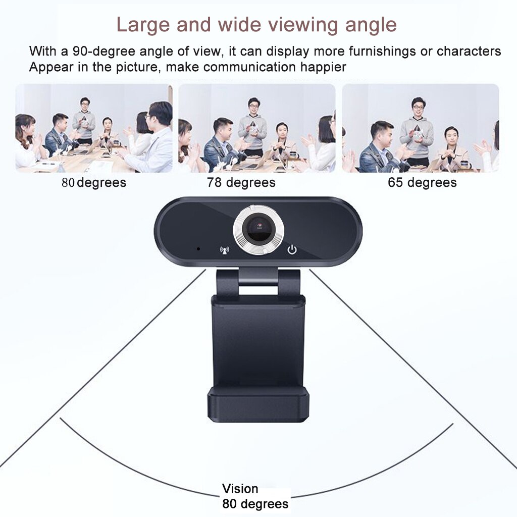 1080P Full HD Webcam Auto Focus 60fps Web Camera With Microphone for Live Broadcast Conference Work Infrared USB web cam