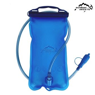 Water Reservoir Water Bladder Hydration Pack Storage Bag BPA Free - 1L 1.5L 2L Running Hydration Vest Backpack: 1.5L Blue INOXTO