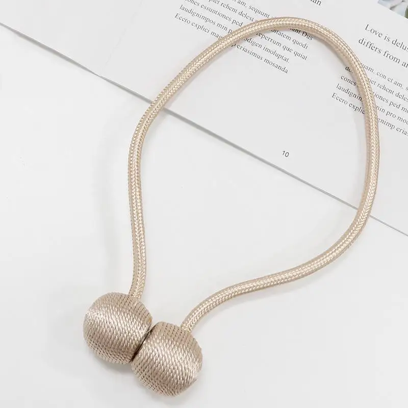 Magnetiska gardinfästen, gardinfästen för hörlurar, gardindekorationer för hem och utomhusbruk, sovrum och kontor: Marinblå