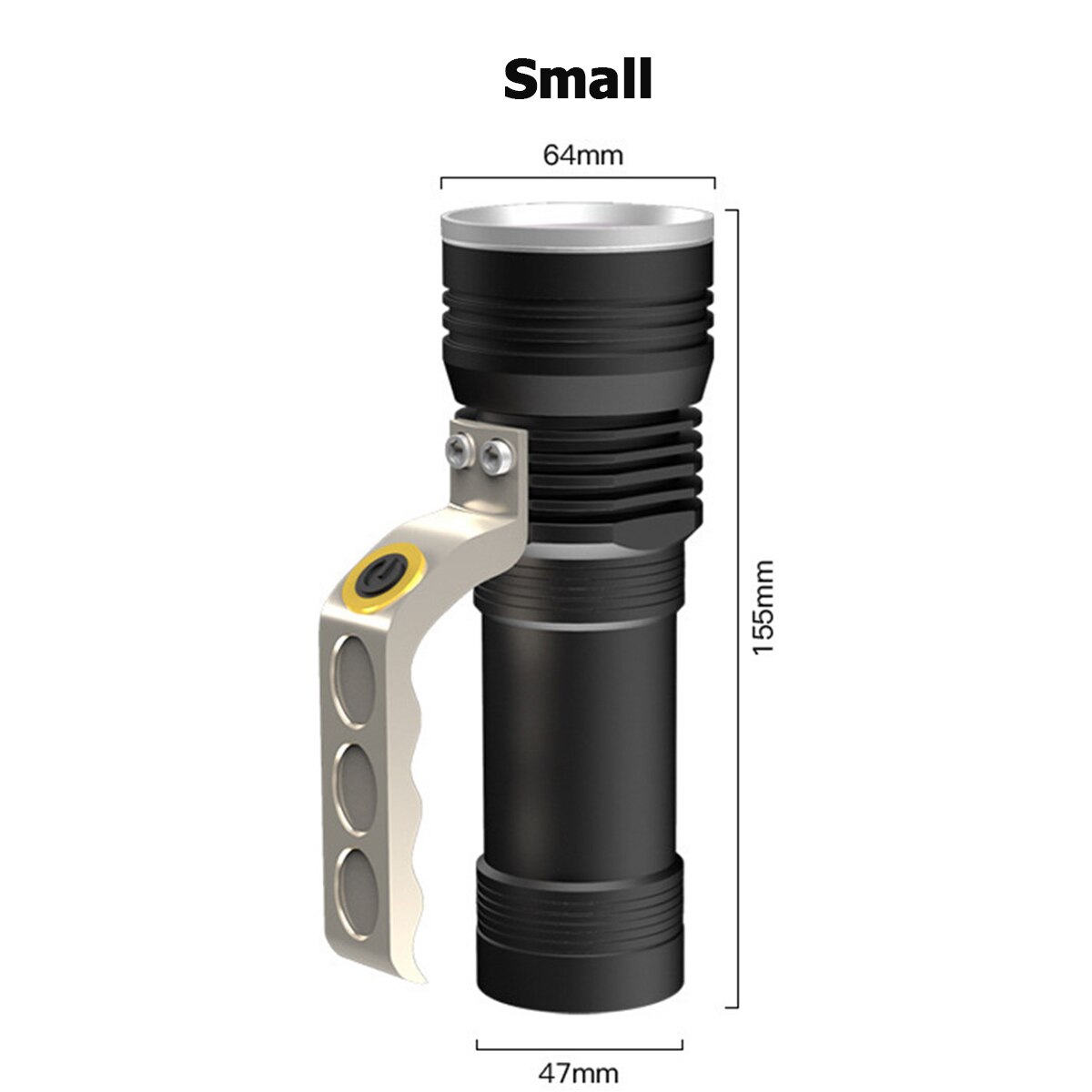 Large/Small Sizes High-power High-brightness LED Outdoor Handheld Lighting Waterproof And Endurance Emergency Lighting: Small