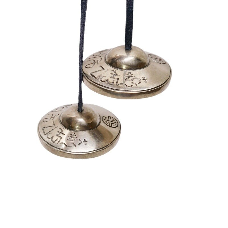 Tibetaanse Tingsha Meditatie Bell Zuiverende Yoga Bekkens Met Band Voor Yoga Gebed Zingen En Spirituele Mantra Rituelen
