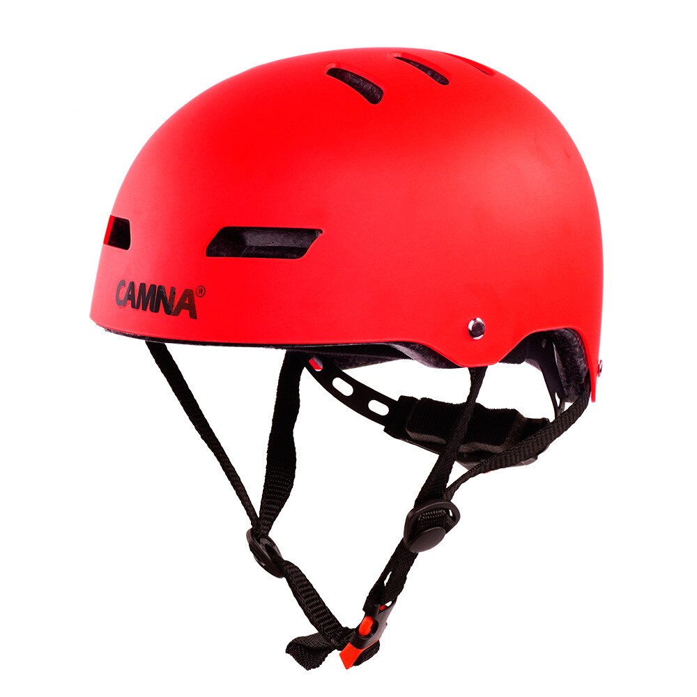 Outdoor Rock Climbing Skating Downhill Helmet Speleology Mountain Rescue Equipment To Expand Safety Helmet Caving Work Helmet: Red