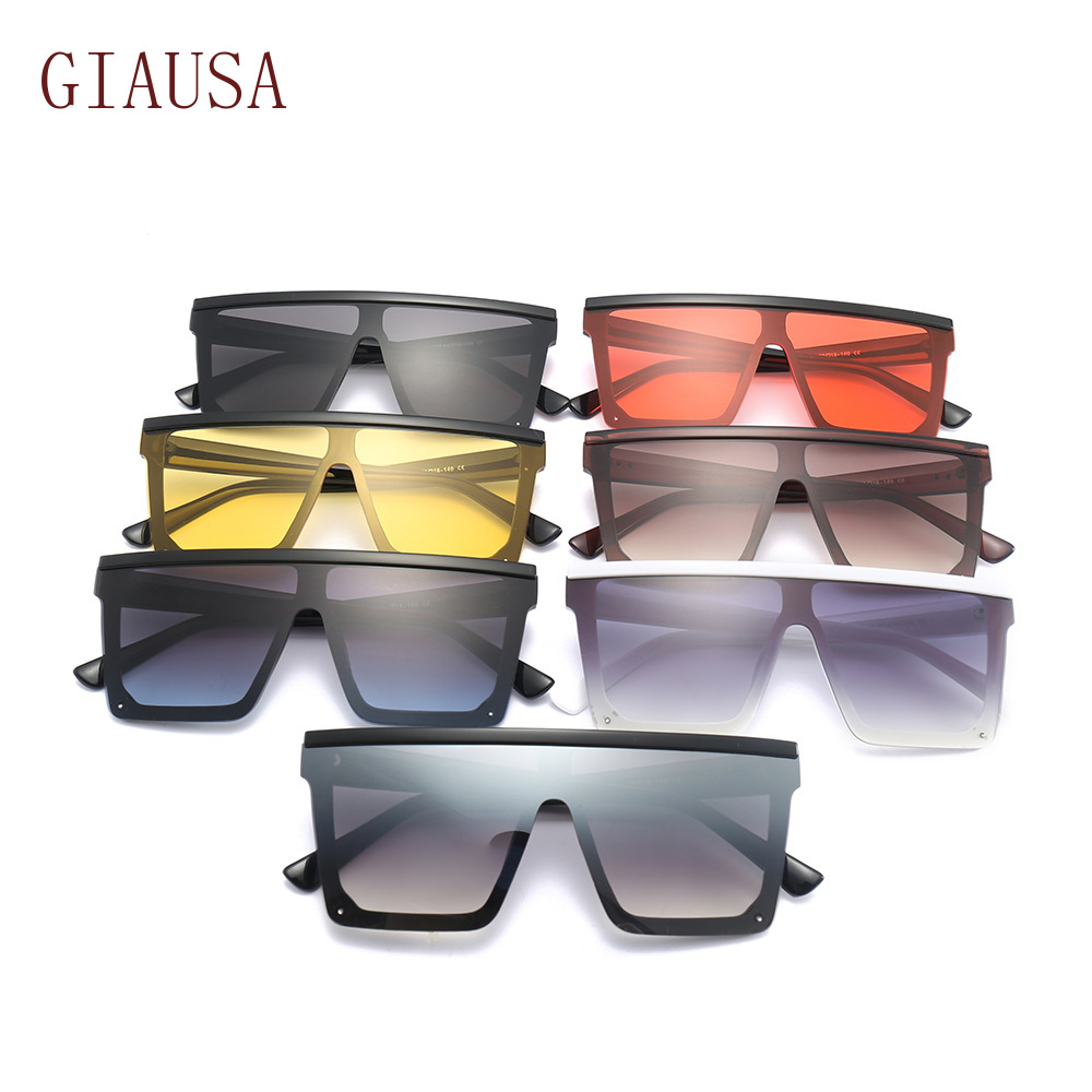 GIAUSA-gafas de sol cuadradas con montura grande p – Grandado