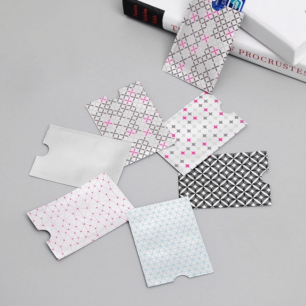 10Pcs Newest Anti-theft Rfid Blocking Cardholder Porte Carte Rfid Card Protection Covers Card Holder Bank Card Case for Credit C