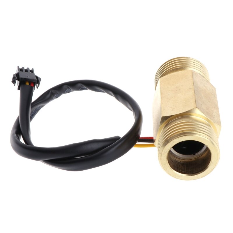 Water Flow Sensor G3/4\&quot; Hall Flowmeter Switch DN20 1-30L/min Liquid Flow Meter R9JF