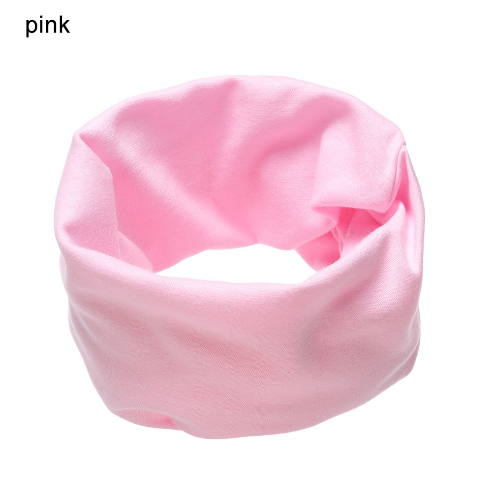 Herfst Winter Loop Sjaal voor Kinderen Jongens Meisjes Zachte Katoenen Sjaal Baby O Ring Kraag Sjaals Winddicht Warme Halsdoek: pink
