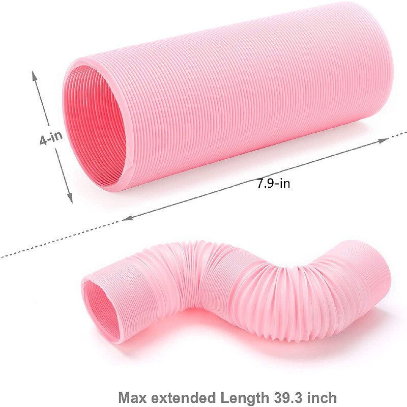 Trendy Funny Small Pet Hamster Tunnel Cage Toy Ferrets Rat Playing Hide Tube Indoor Training DIY Hideaway Pipeline Toys House