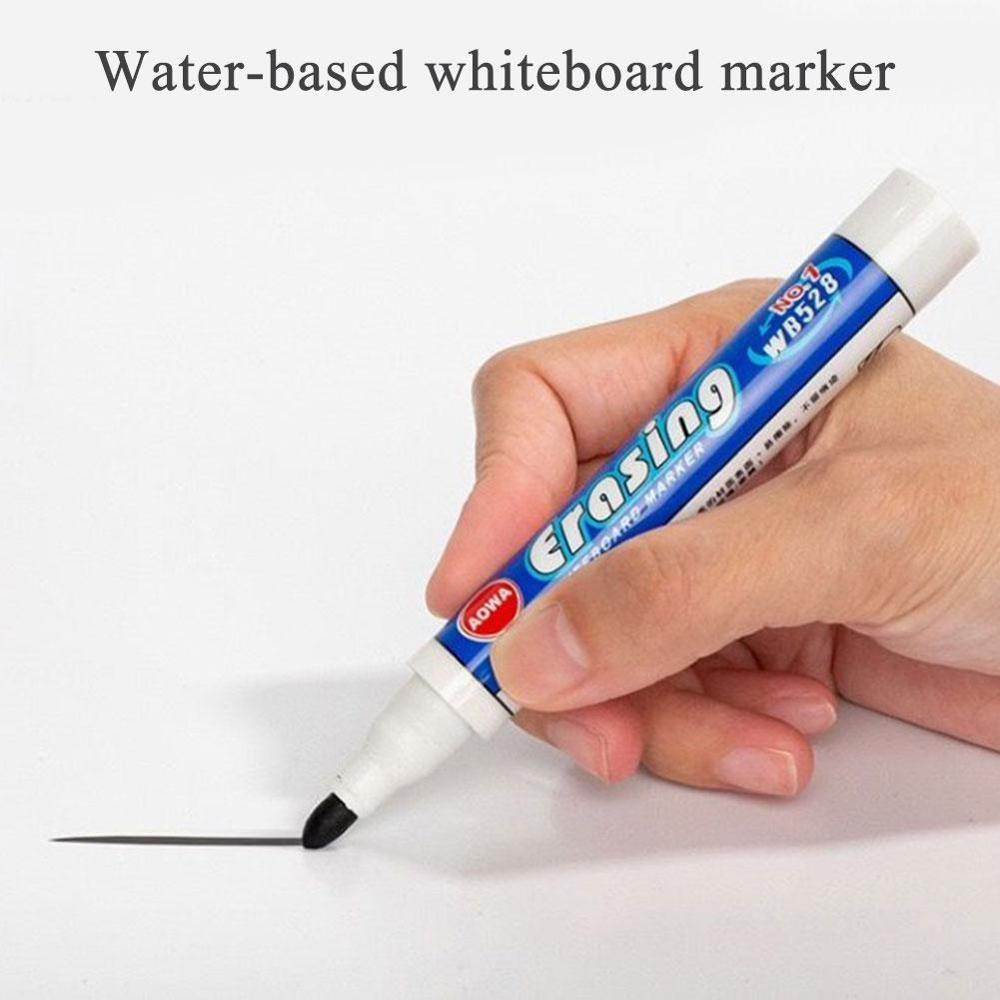 1X Kleurrijke Uitwisbare Whiteboard Marker Pen Omgeving Kantoor Voor Business Marker Kids Thuis Vriendelijke Tekening S Y7C8