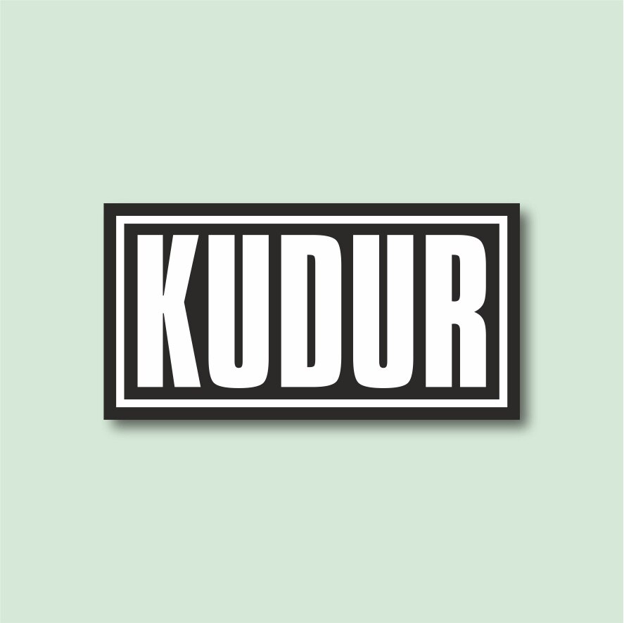 Kudur Laptop En Telefoon Sticker-Decal Max.8cm