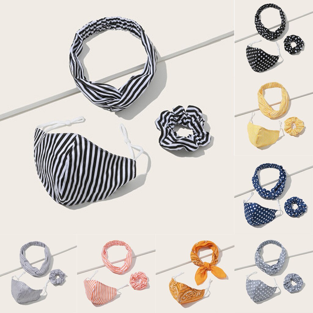 Vrouwen Hoofdband Haar Hoepel Masker Set Pak Yoga Haarband Sport Gezicht Wassen Hoofdband Elastische Band Voor Sport Vrouwelijke Hoofdband voor Haar