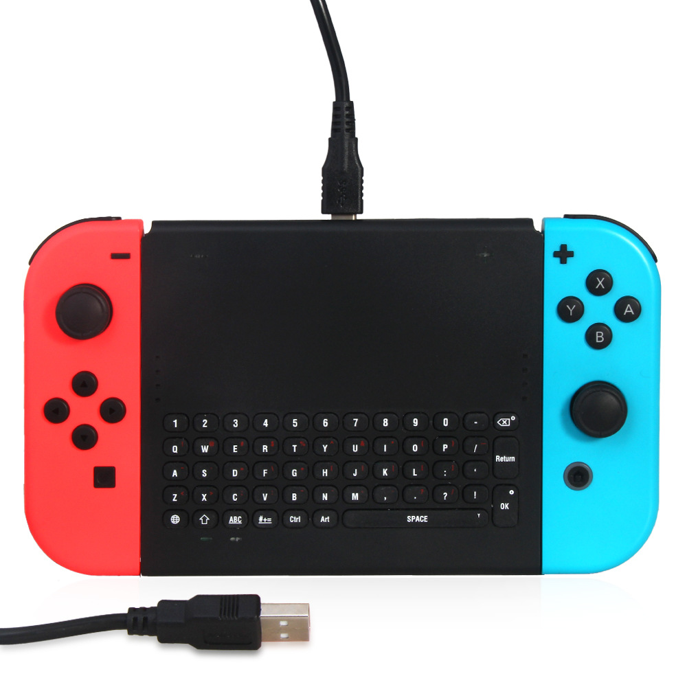 2.4GHz Wireless Remote Controller Keyboard for Nintendo Switch Joy-Con Game